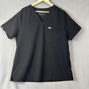 Figs Scrub Top Plus Size 4XL Technical Collection Pocket Nursing Medical Health